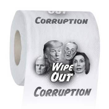 Corruption Toilet Paper - Gag Gift for wholesale by Play Visions