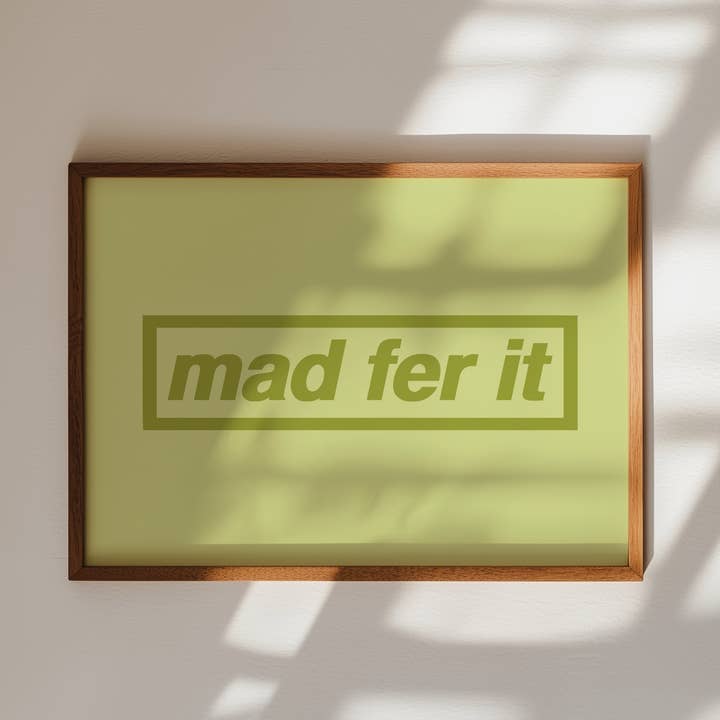 Verde Louco Por Isso Impressão Oasis por atacado de Laura Frances Heitzman