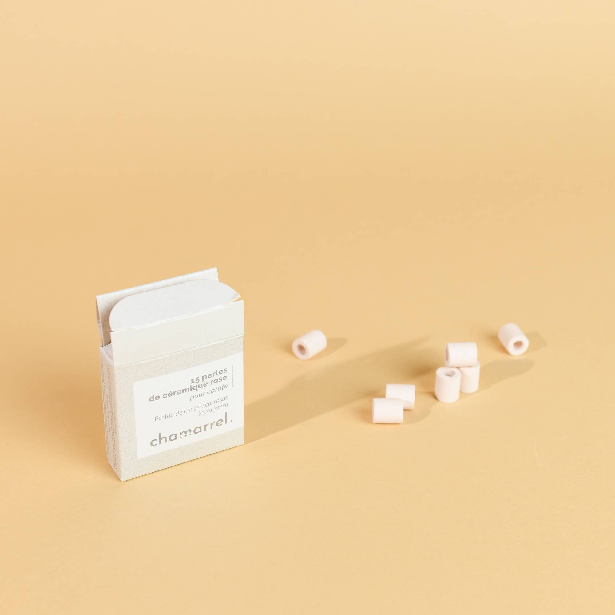CHAMARREL – Engroshandel Perler – Pink keramikperler | Æske med 15 stk.3