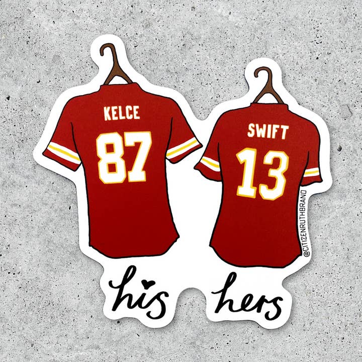 Football Jerseys vinyl sticker for wholesale by Citizen Ruth