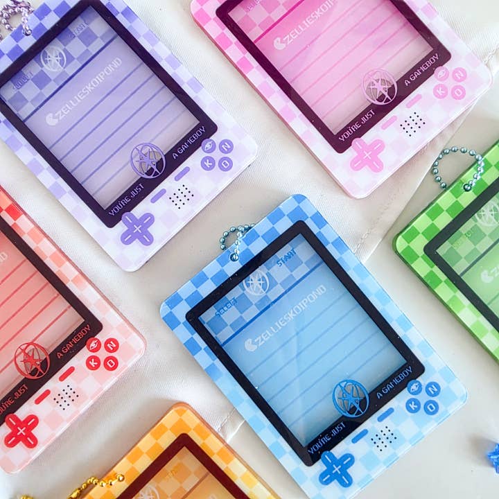 Gameboy Acrylic Photocard Holder for wholesale by Zellie's Koi Pond