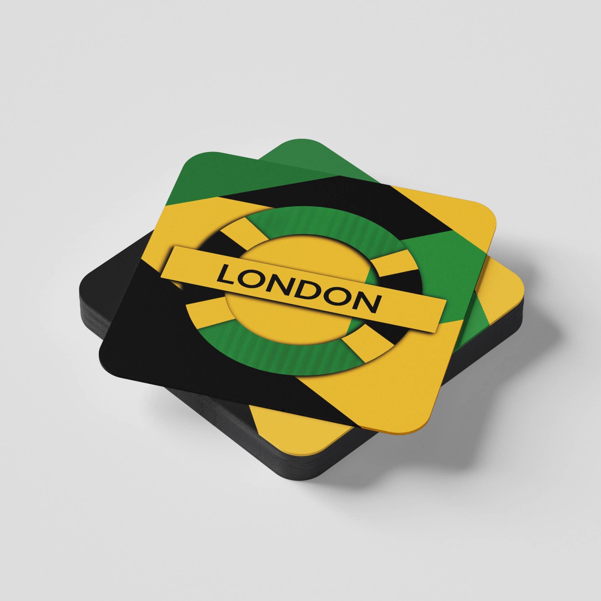 FNIC designs - Wholesale Coasters - Jamaica London Underground coaster