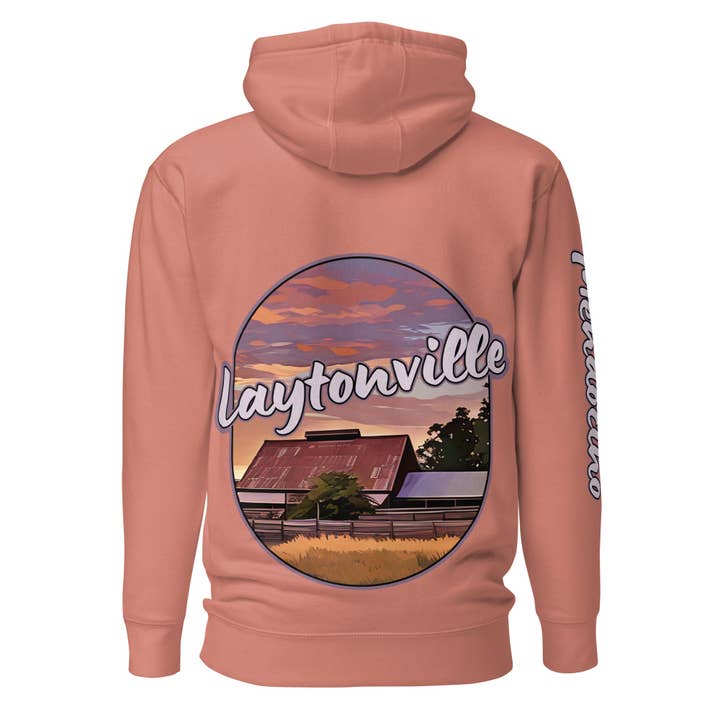 Laytonville Mendocino Light Cotton Hoodie for wholesale by Humboldt Lost Coast Hoods
