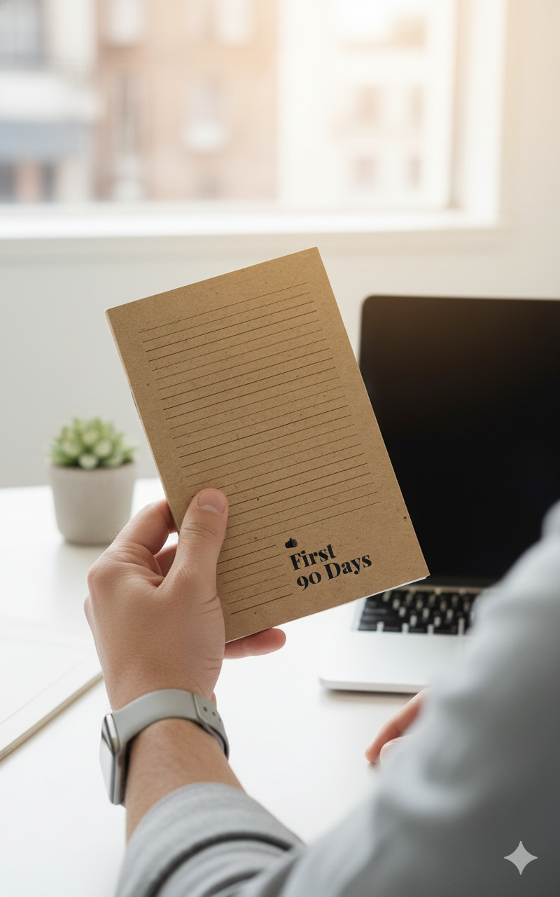 Careerlog - Wholesale Sticker - First 90 Days Journal Guided Program QR Code Sticker1