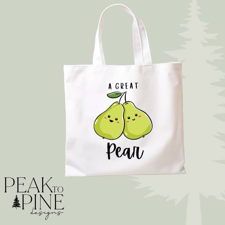 A Great Pear - Borsa a tracolla per la vendita all'ingrosso da parte di Peak To Pine Designs