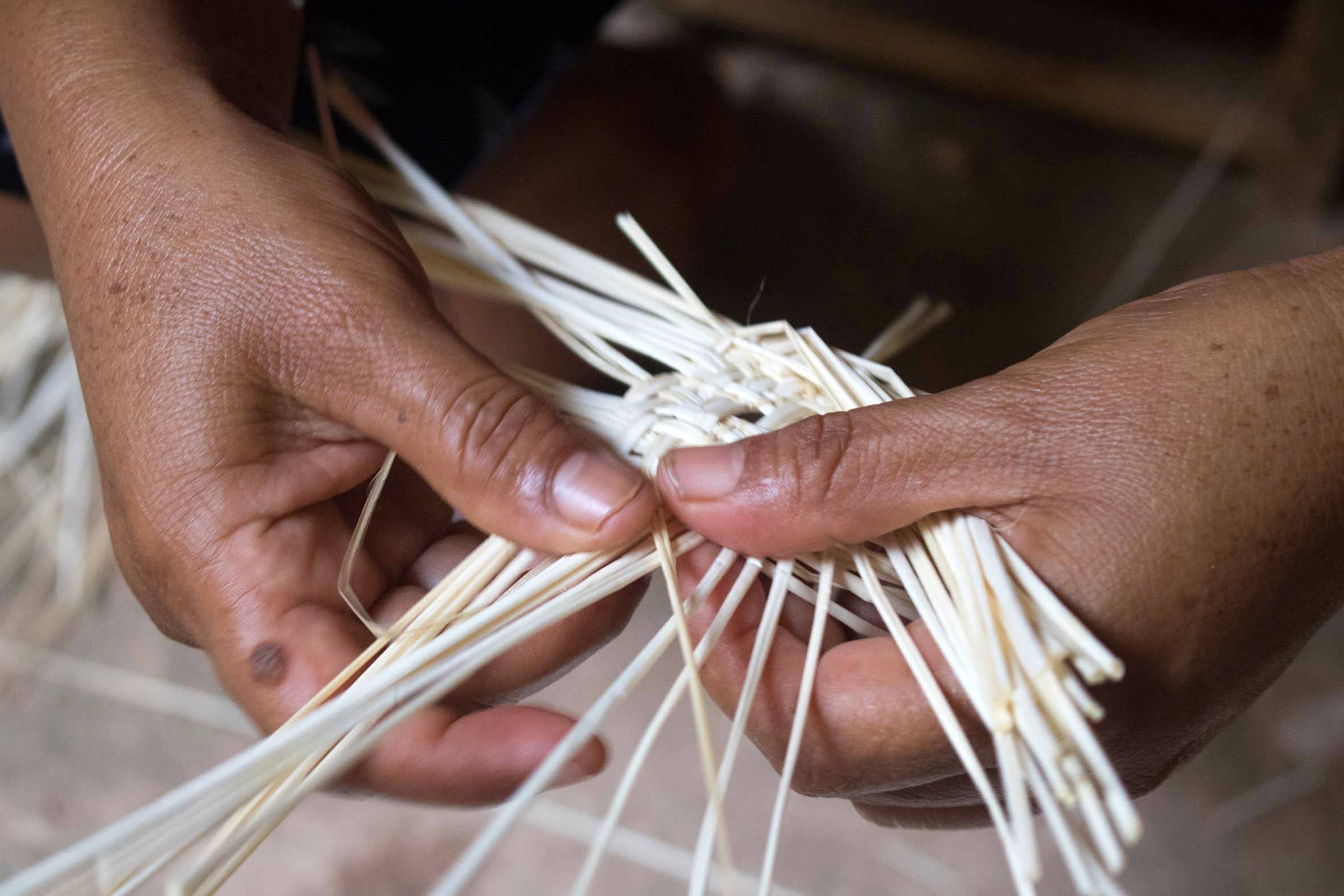 P.I.Project America - Wholesale Handheld Folding Fan - Éventail tissé à la main5