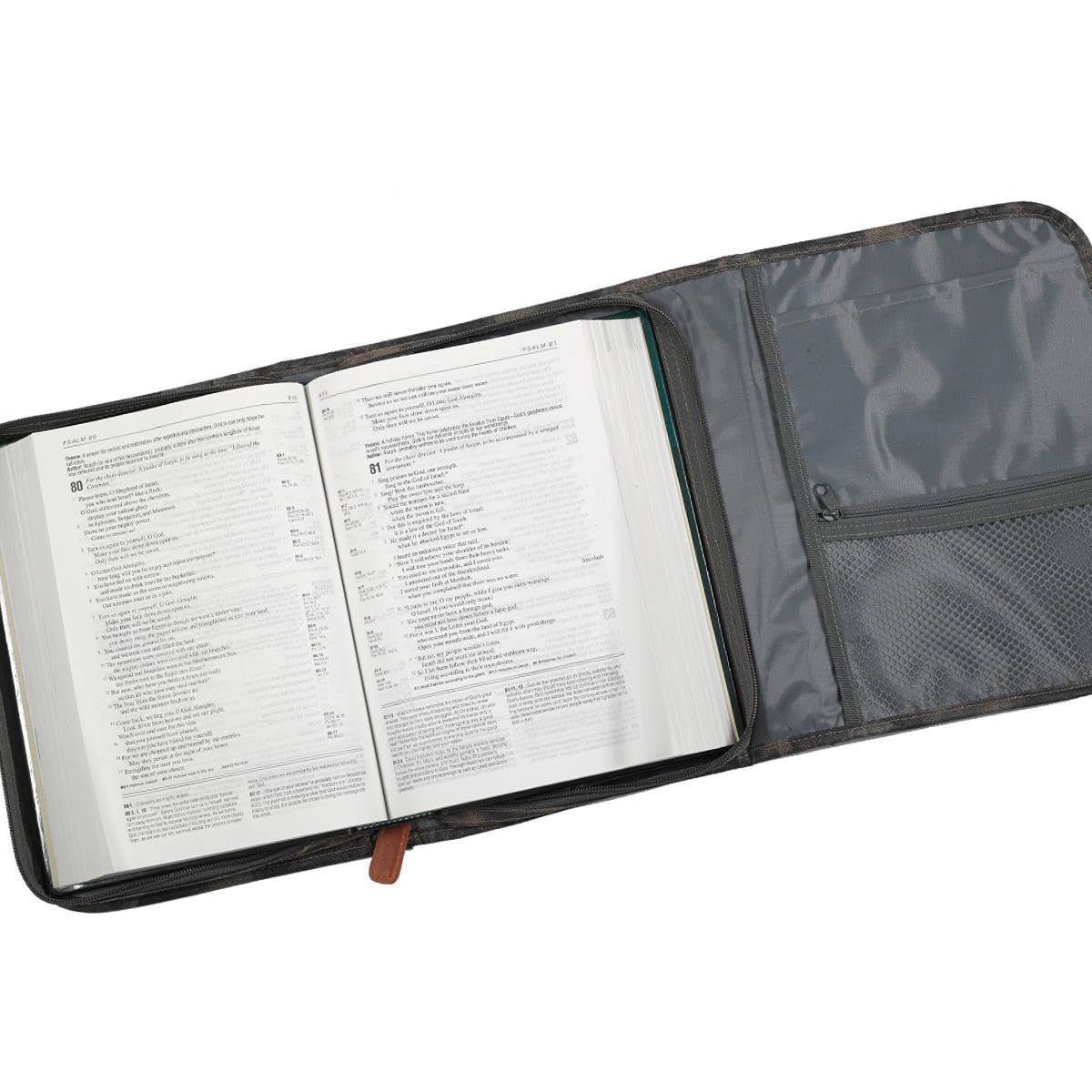 Christian Art Gifts - Wholesale Bible Cover - Bible Cover Organizer Tri-fold Camouflage Way Truth Life3