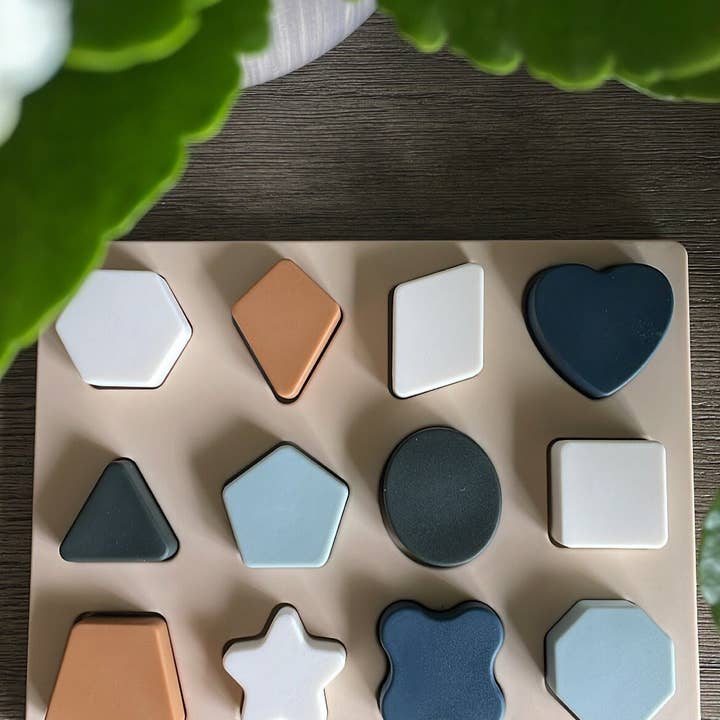 Bordian Bath salts - Wholesale Puzzle - Kids - Silicone Toddler Shape Puzzle Montessori Shape Toy Board
