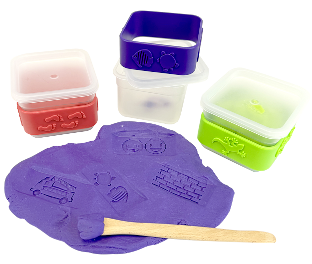 EDC Publishing - Vente Lot de jouets – enfant - MODO : Simplement une bonne pâte (Vert/Rouge/Violet)3