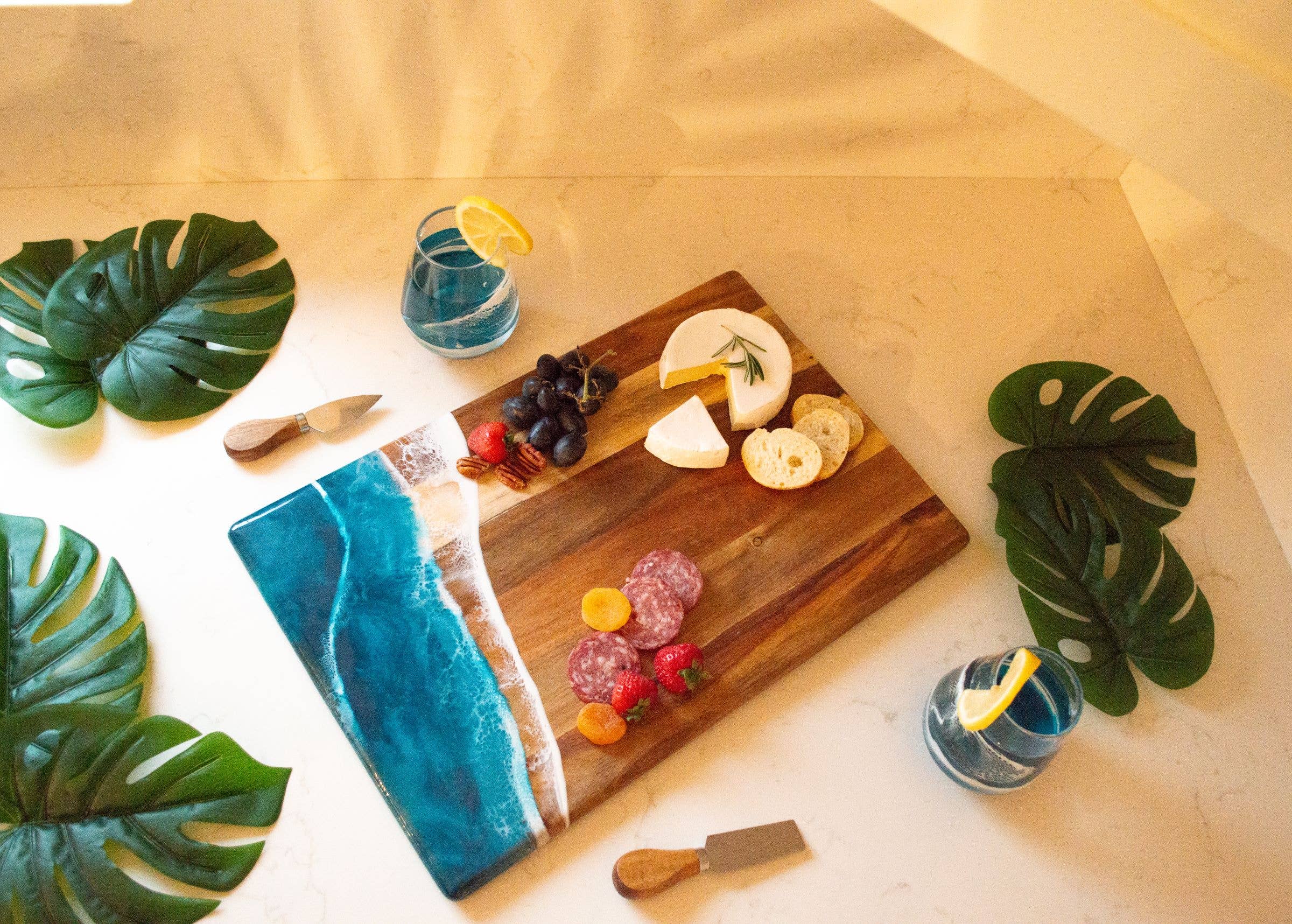 Lynn & Liana Designs - Wholesale Cheese Board - Resin Charcuterie Board - Breadboard 12"x18" - NO TARIFFS!9