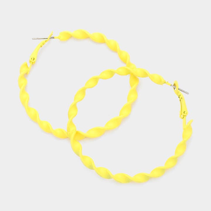 Sensibling Corp. - Wholesale Hoop Earrings - Twisted Hoop Earrings0