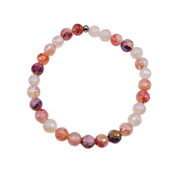 Passion - Fire Quartz 6mm Pärlarmband för wholesale av Featherly