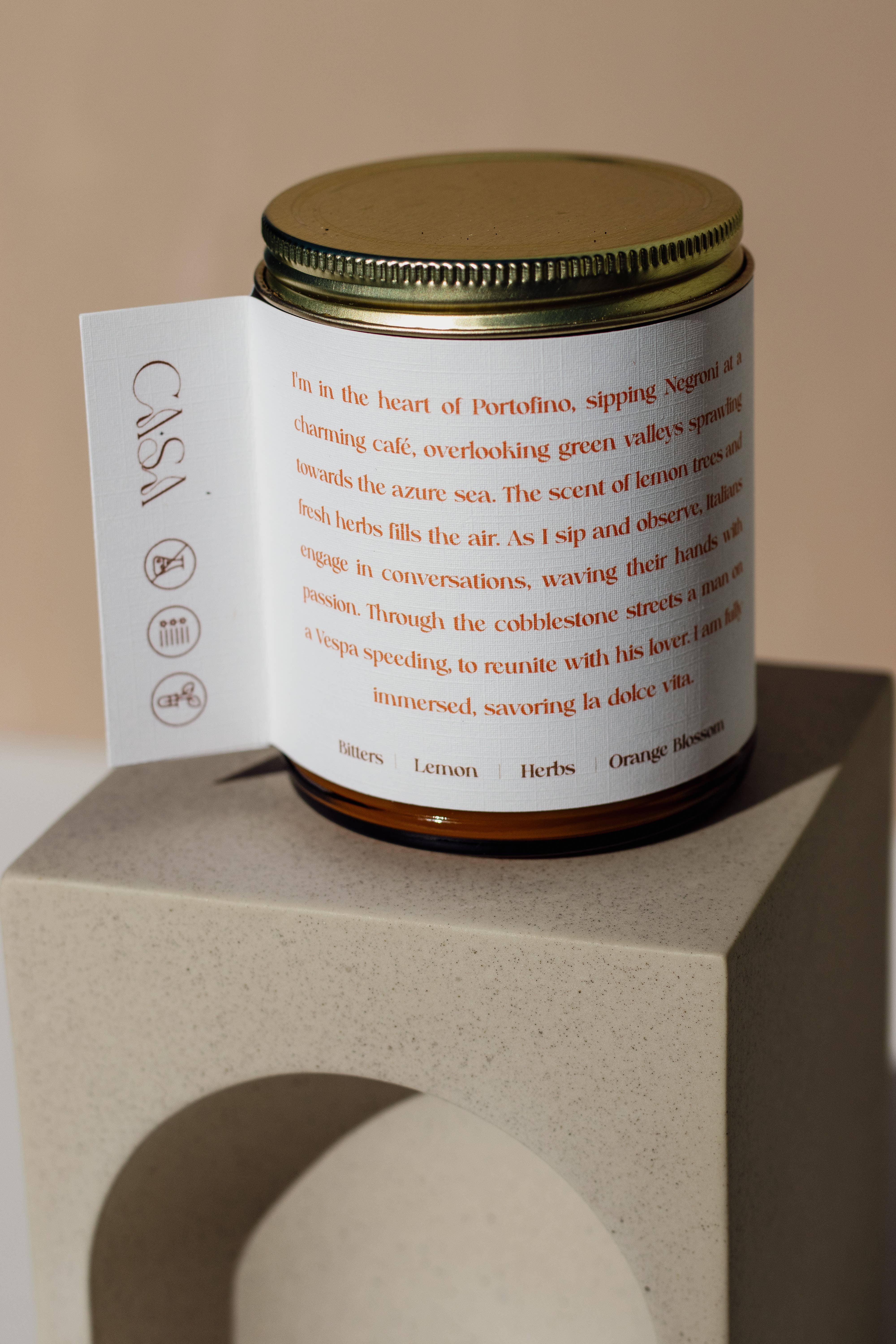 Casa Sanctum - Wholesale Jar/Filled Candle - Nostalgia Portofino1