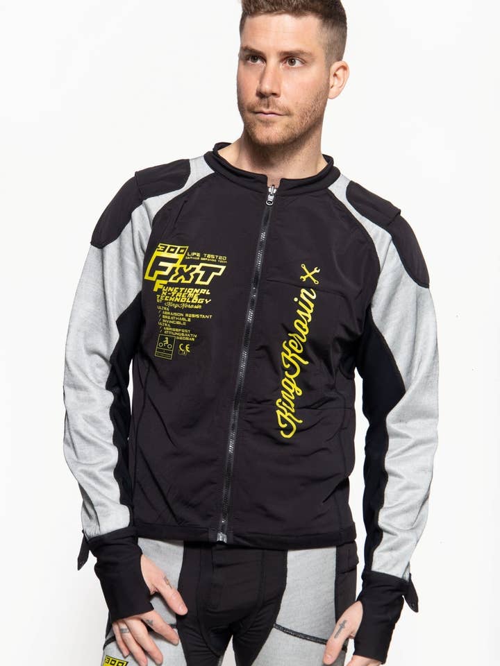“Kustombuilt - Motor Gear” motorcycle inner jacket for wholesale by KING KEROSIN