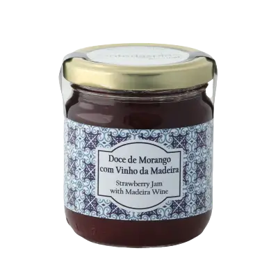 Fonte das Pias Gourmet - Vente Confiture/gelée - Confiture de fraise au vin de Madère 250 g1