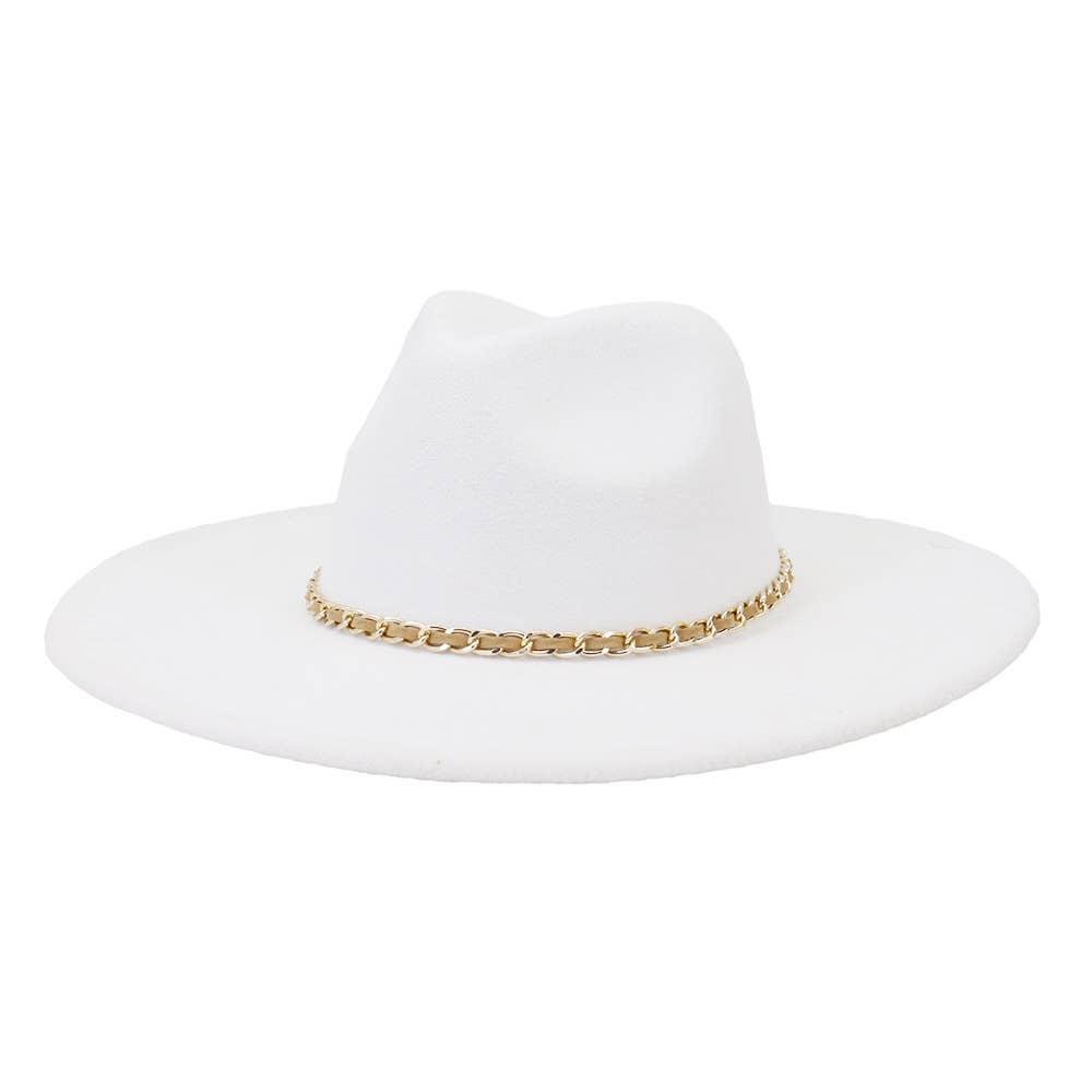 Suzie Q USA - Wholesale Fedora - Women's - Camel Chain Big Brim Peach Heart Top Hat21