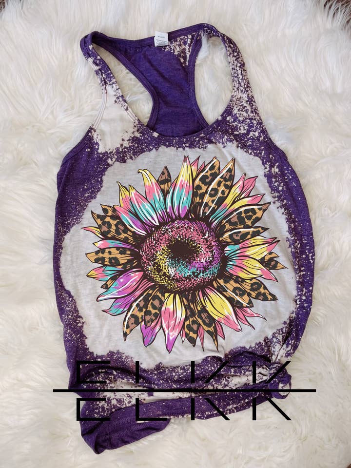 Sun flower tank for wholesale by Elkk Designs