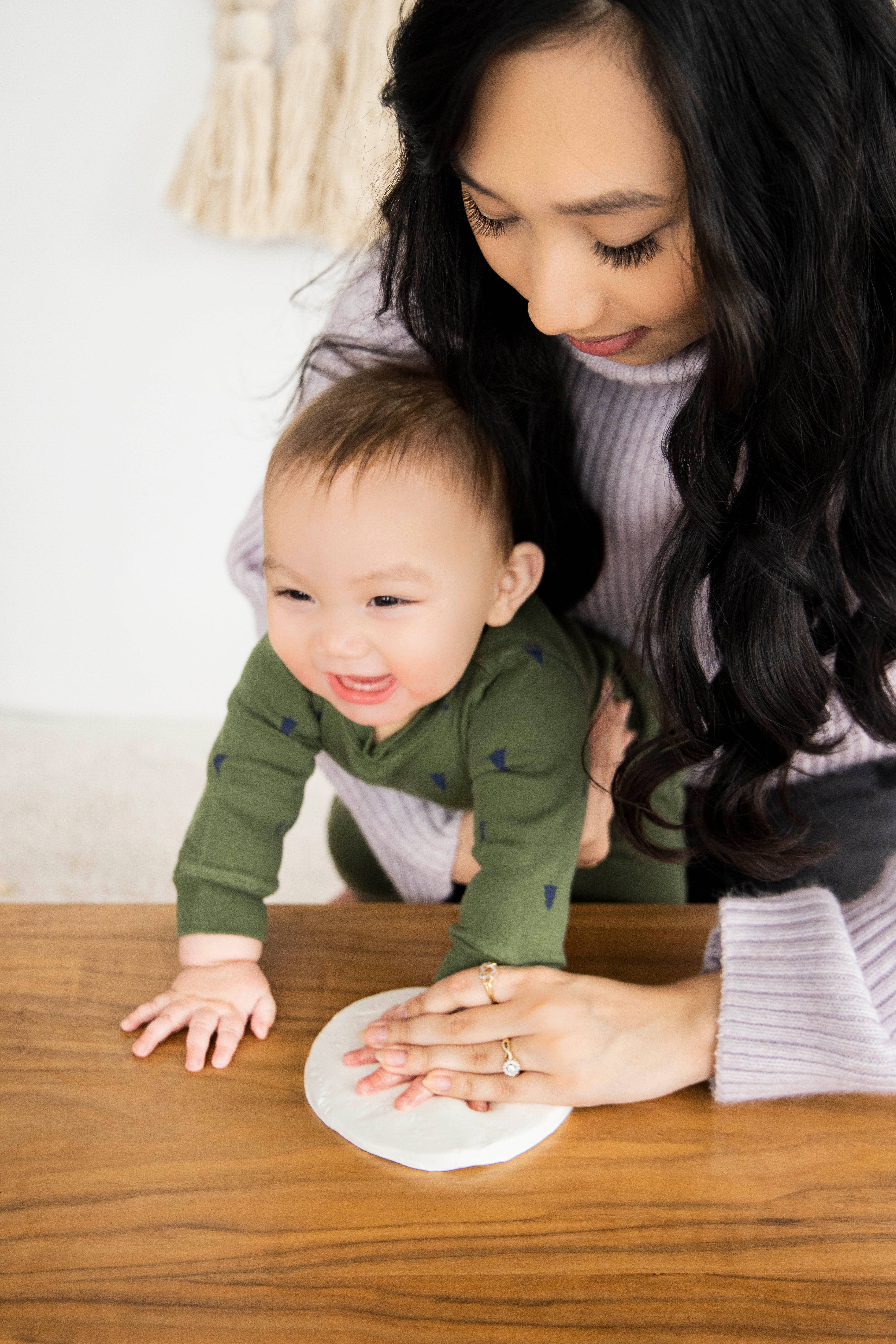 Pearhead - Wholesale Hand & Footprint Kit - Kids & Baby - Baby Handprint or Footprint Keepsake Hanging Ornament, White13