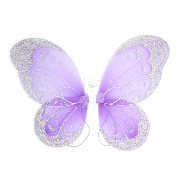 Inca UK - Wholesale Costume - Kids - Assorted Colour Silver Glitter Detail Fairy Wings 47X35cm3