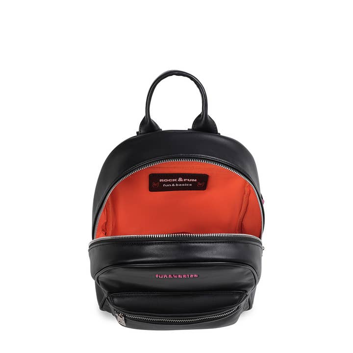 FUN & BASICS - Venta al por mayor Mochila - Mujer - Mochila para mujer fun&basics OUSBOURNE negro de símil piel