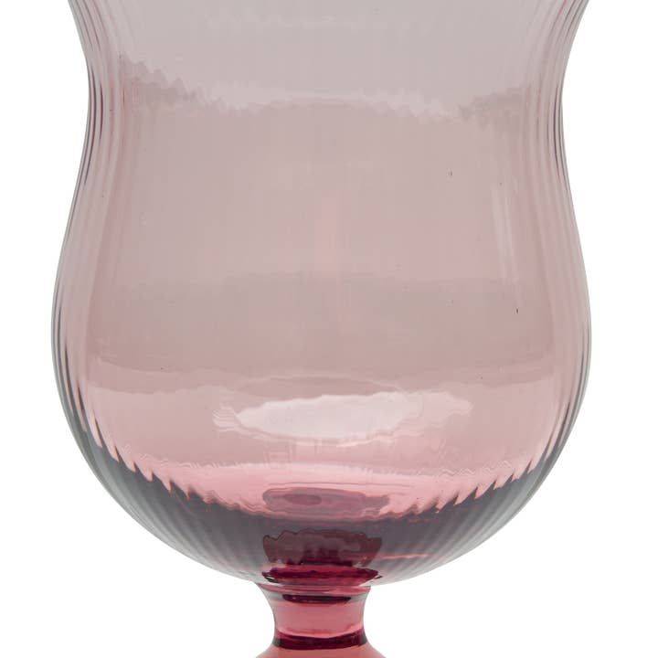 Glass Stemmed Wine Jolie Purple 11.3oz for wholesale by Sophistiplate