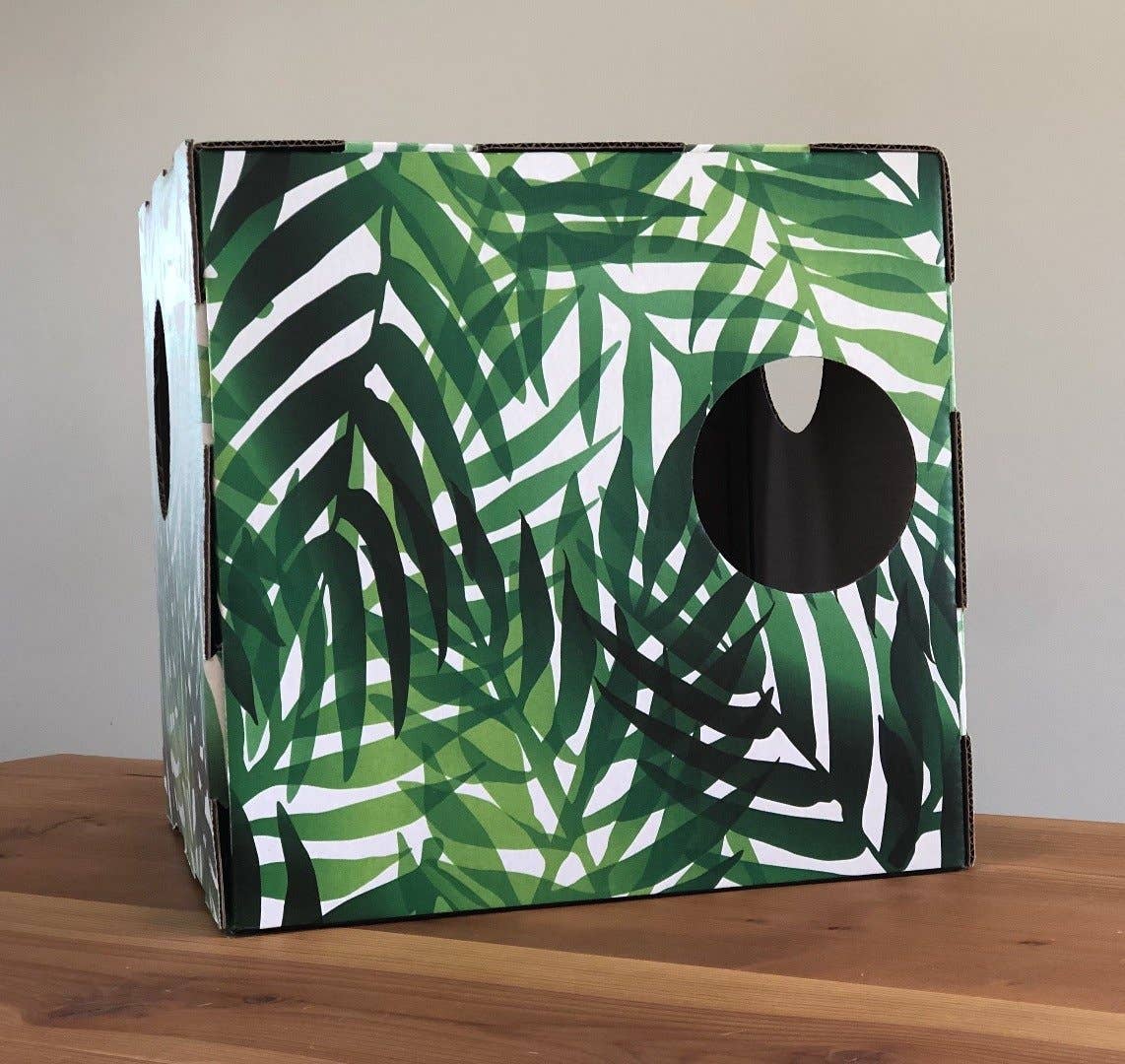 Cat Box Classics - Wholesale Pet Scratcher - Cat - Kitty Jungle Cardboard Cat House with Scratcher11