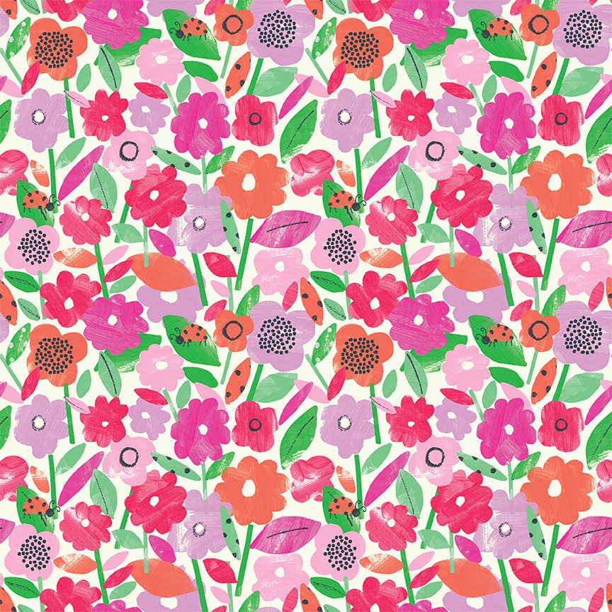 Designs by flo - Wholesale Flat Wrap - Floral Giftwrap1