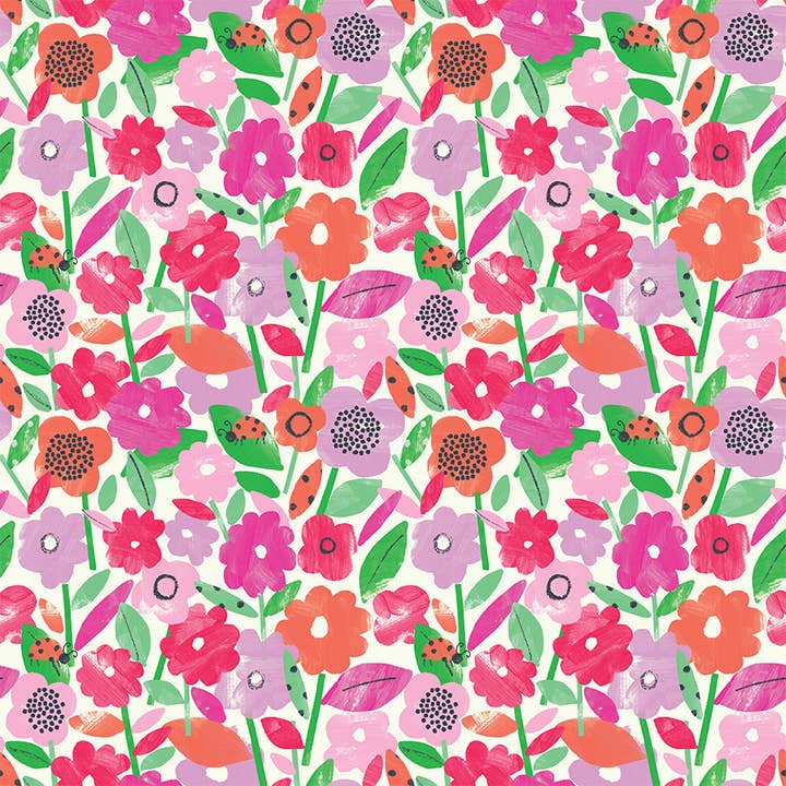 Designs by flo - Wholesale Flat Wrap - Floral Giftwrap1