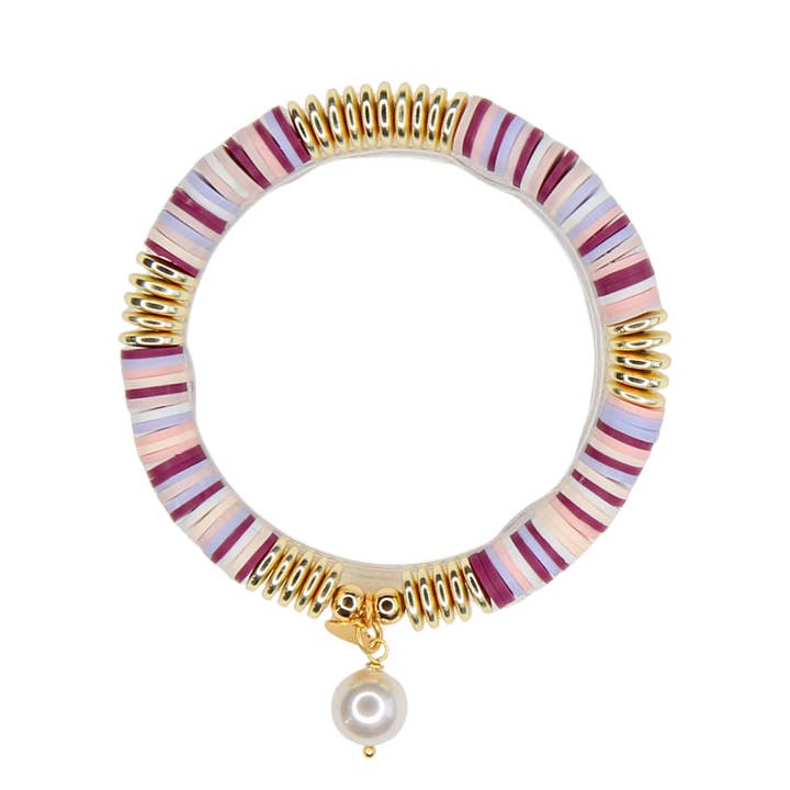 Spritz Bracelet in Valentine Pink for wholesale by Catherine Page Jewelry