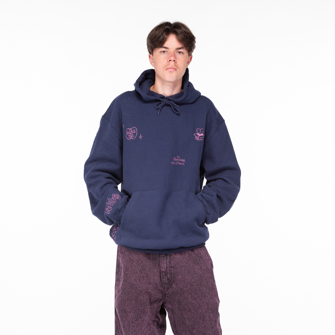 AndFeelings – Großhandel Hoodie – Unisex – Banks Heavy Hoodie in Navy2