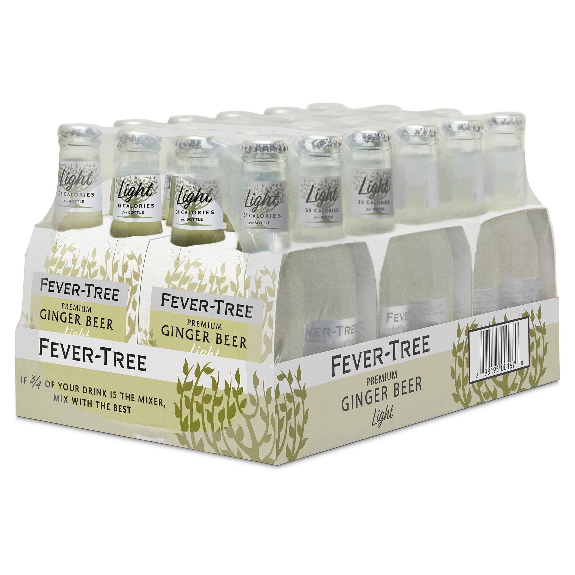 L&F Universal Goods - Wholesale Soda/Carbonated Drink - Fever-Tree Light Ginger Beer 24/200mL Bottles0