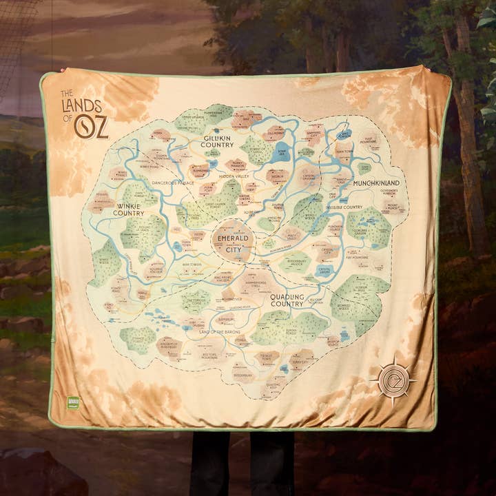 Wicked Land of Oz Blanket for wholesale by Cakeworthy