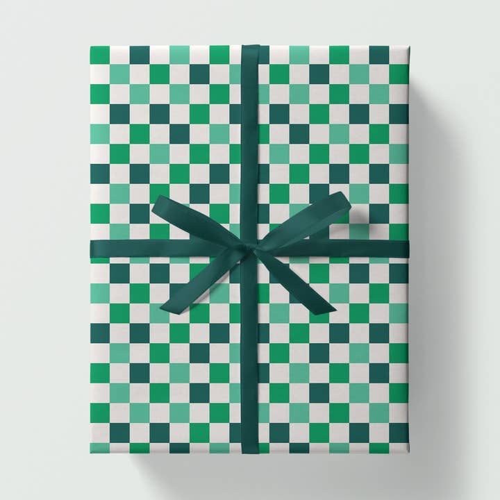 Confezione regalo a quadretti | Carta da regalo | Carta artigianale per la vendita all'ingrosso da parte di Graphic Factory