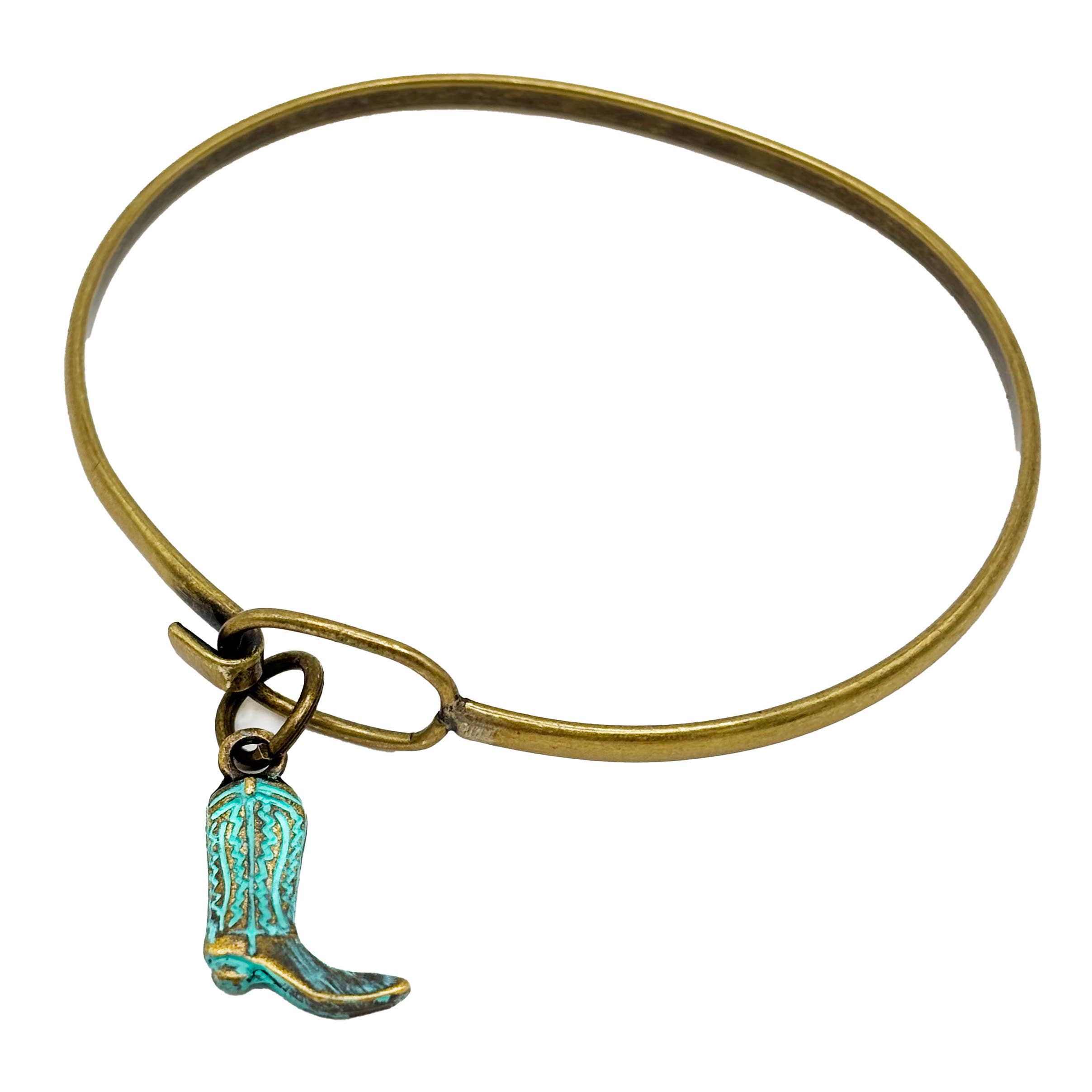 Gleeful Peacock - Wholesale Individual Charm/Pendant - Cowboy Boot Charm (available with Bracelet or Necklace)6