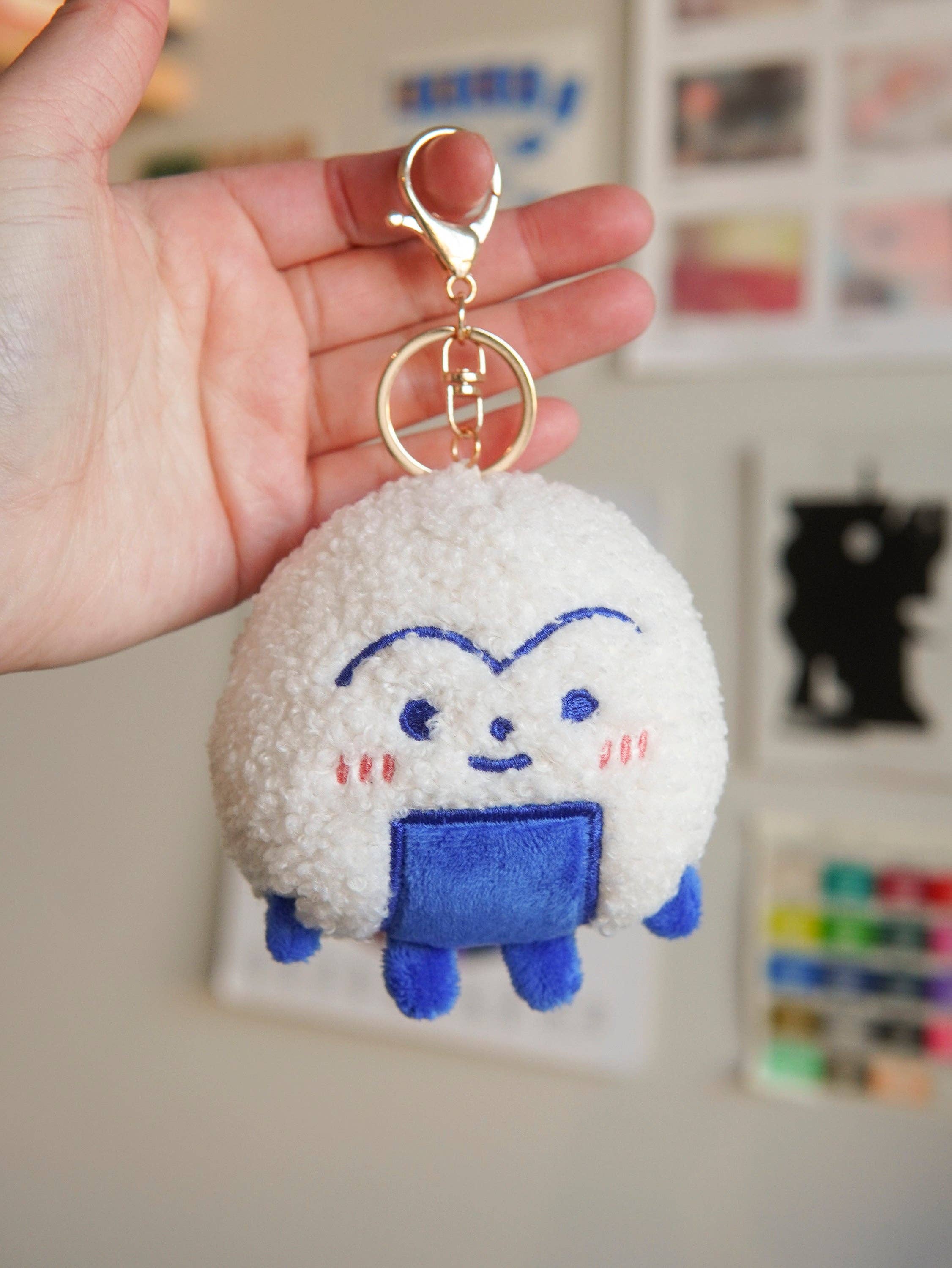 Megan Wang - Wholesale Keychain - Unisex - Onigiri Plush Keychain 🍙1