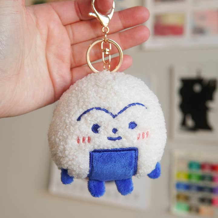 Megan Wang - Wholesale Keychain - Unisex - Onigiri Plush Keychain 🍙1