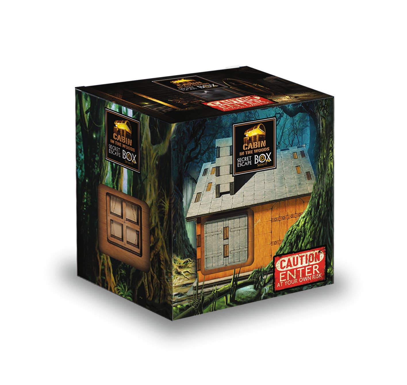 HQ Kites & Designs - Vente Jeu de réflexion – adulte - Cabane dans les bois Escape Box0