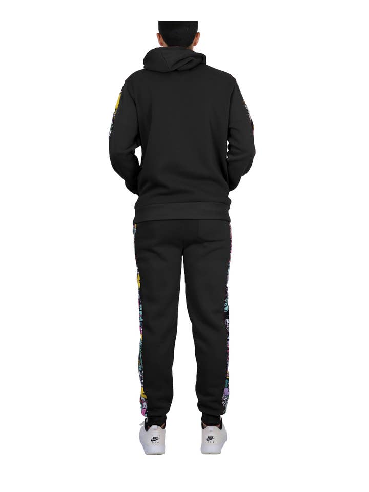 Galaxy By Harvic - Wholesale Lounge Set - Men's - Men's Fleece Hoodie & Jogger Set - SUPERIOR1