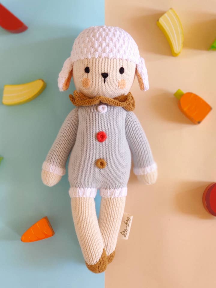 Nino RAINBOW, lamb sheep soft toy for wholesale by Lero Lero KID