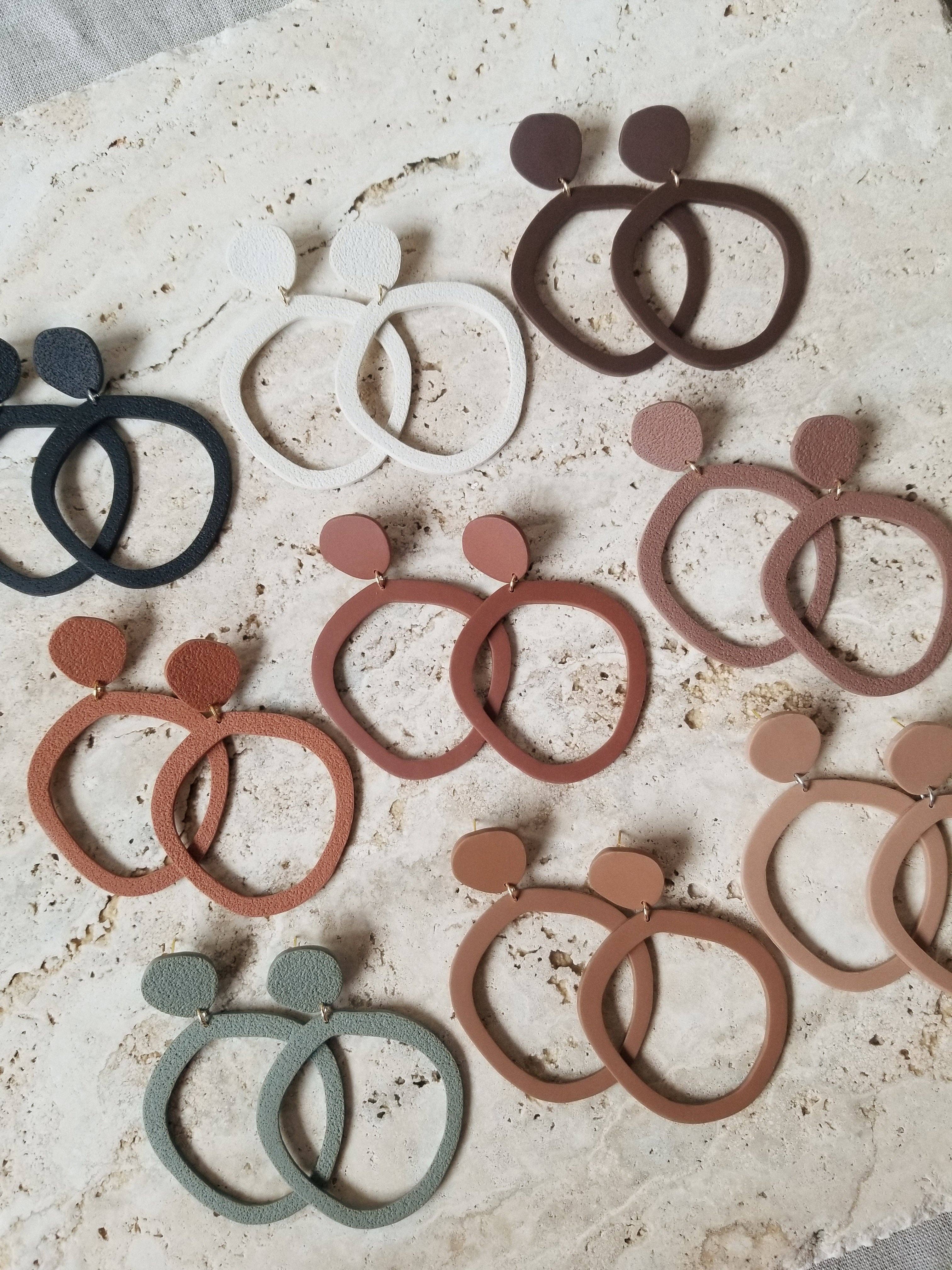 That Clay Girl Co. - Wholesale Dangle Earrings - Polymer Clay Earrings | Statement Earrings | Hoop Earrings9