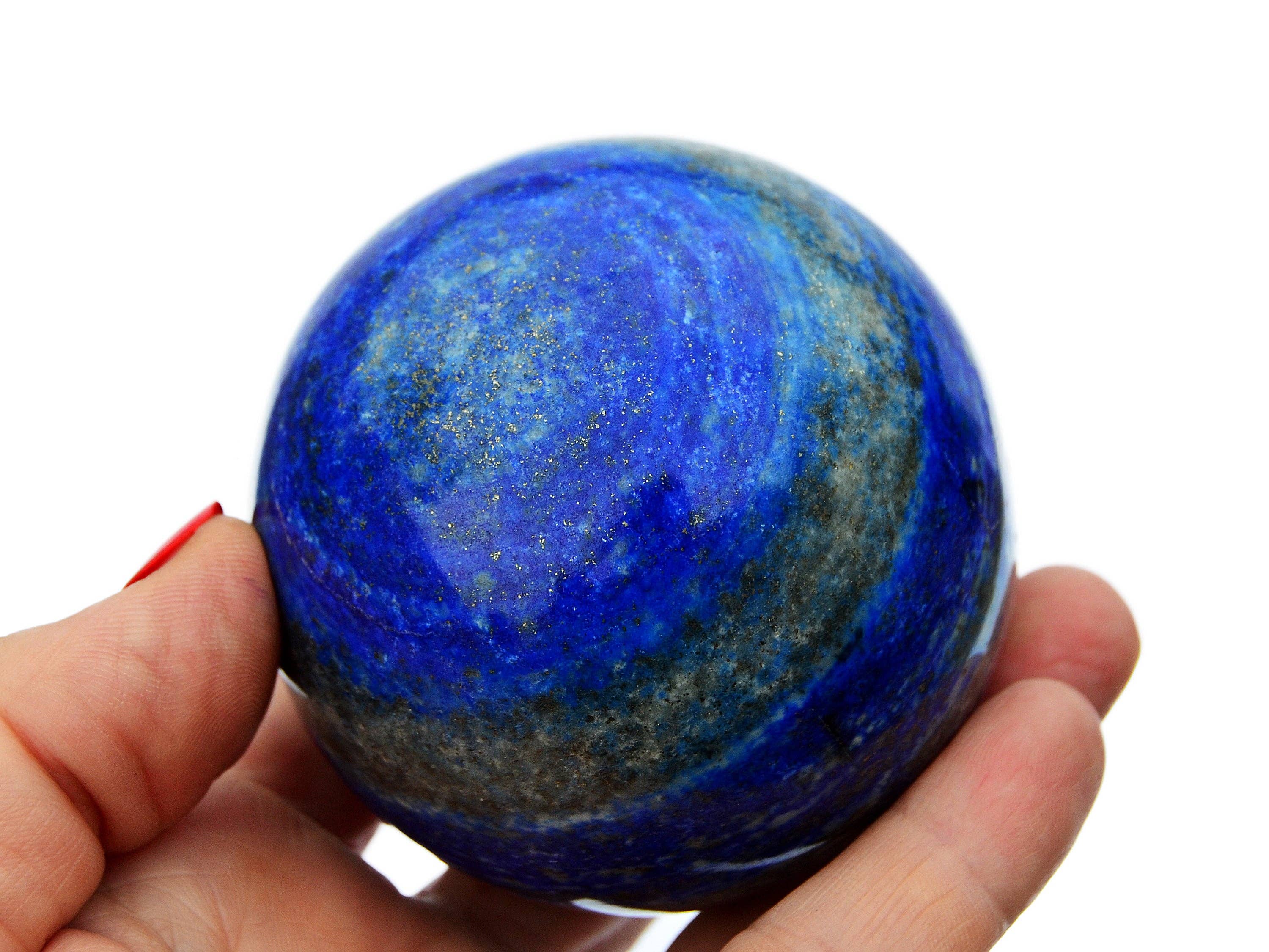 Kaia & Crystals - Wholesale Spiritual Stone/Crystal - XL Lapis Lazuli Sphere (65mm - 100mm)6