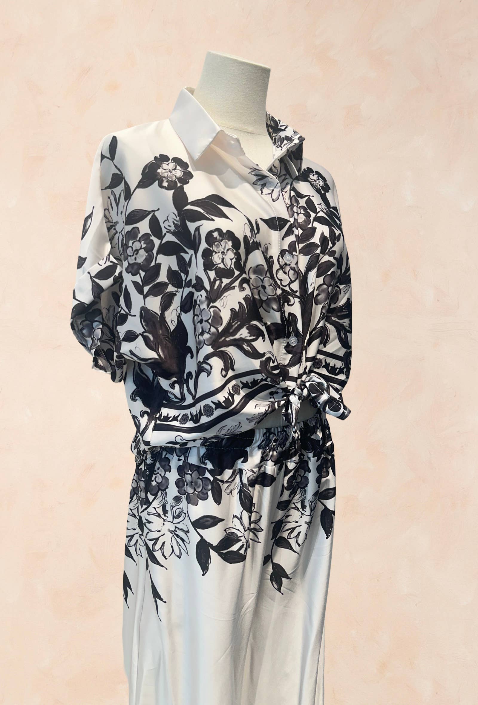 AMARIA - Wholesale Top & Pant Set (NOT Loungewear) - Women's - Women's Floral Print Set – 88730414