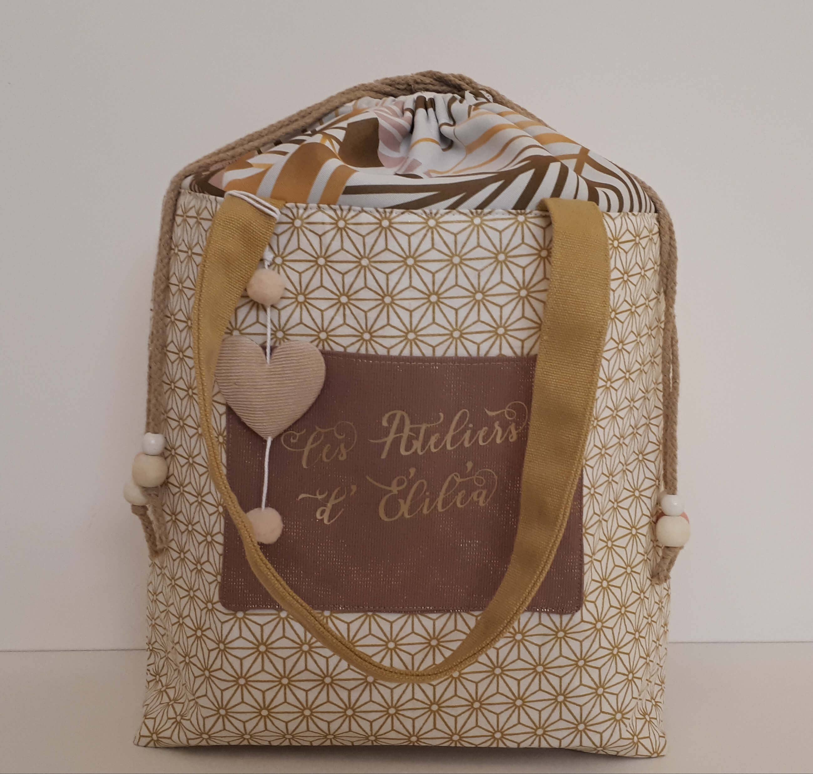 Les Ateliers d’Éliléa - Vente Glacière/sac isotherme - Panier isotherme durable12