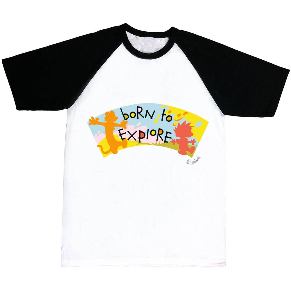 La Barbuda - No U.S. custom fees - Wholesale Screen Printed T-Shirt - Unisex - Calvin Born to Explore T-shirt0