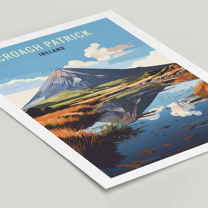 Breeze & Bubbles - Wholesale Art Print - Croagh Patrick Print A42