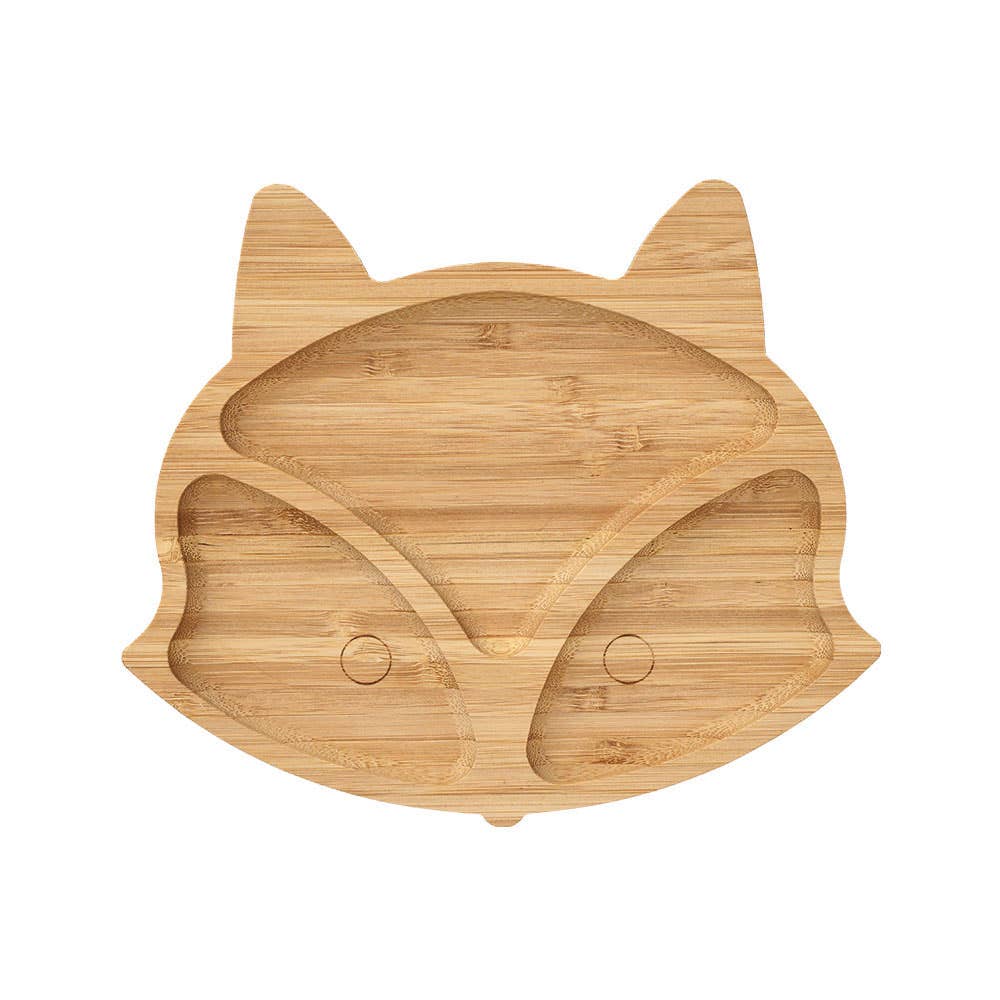Zeller Present - Wholesale Serving Tray - Snack plate "Fox", Bamboo 100% FSC2