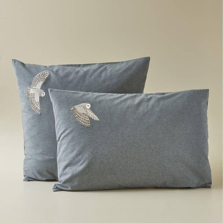 Sylvie Thiriez - Wholesale Bedding pillowcase/sham - Embroidered flannel pillowcase