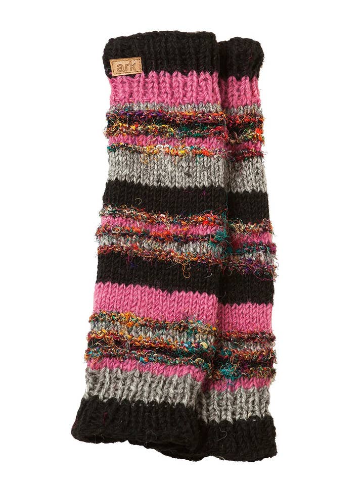 Ark Imports - Wholesale Legwarmers - Women's - Swool Stripe Wool Leg Warmers5