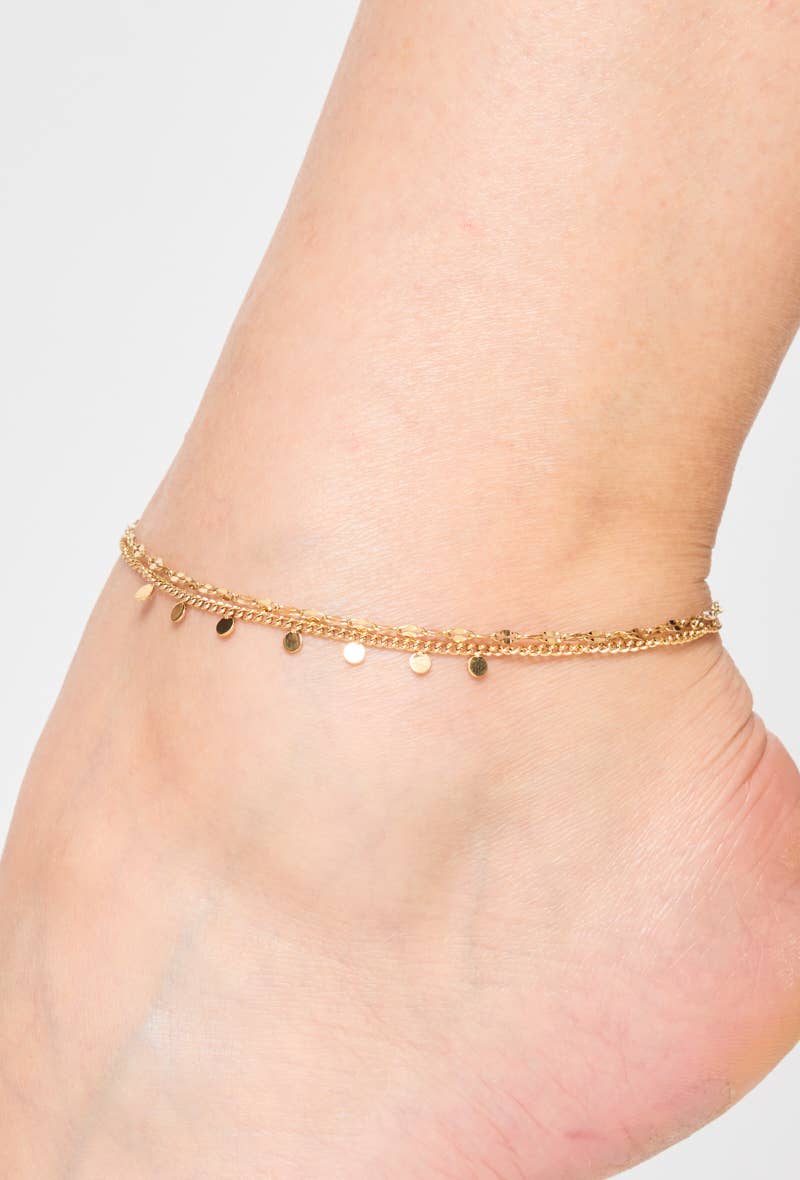 BYREN | ÉLINE L'ATELIER - Wholesale Anklet - 624RX11 stainless steel ankle chains1
