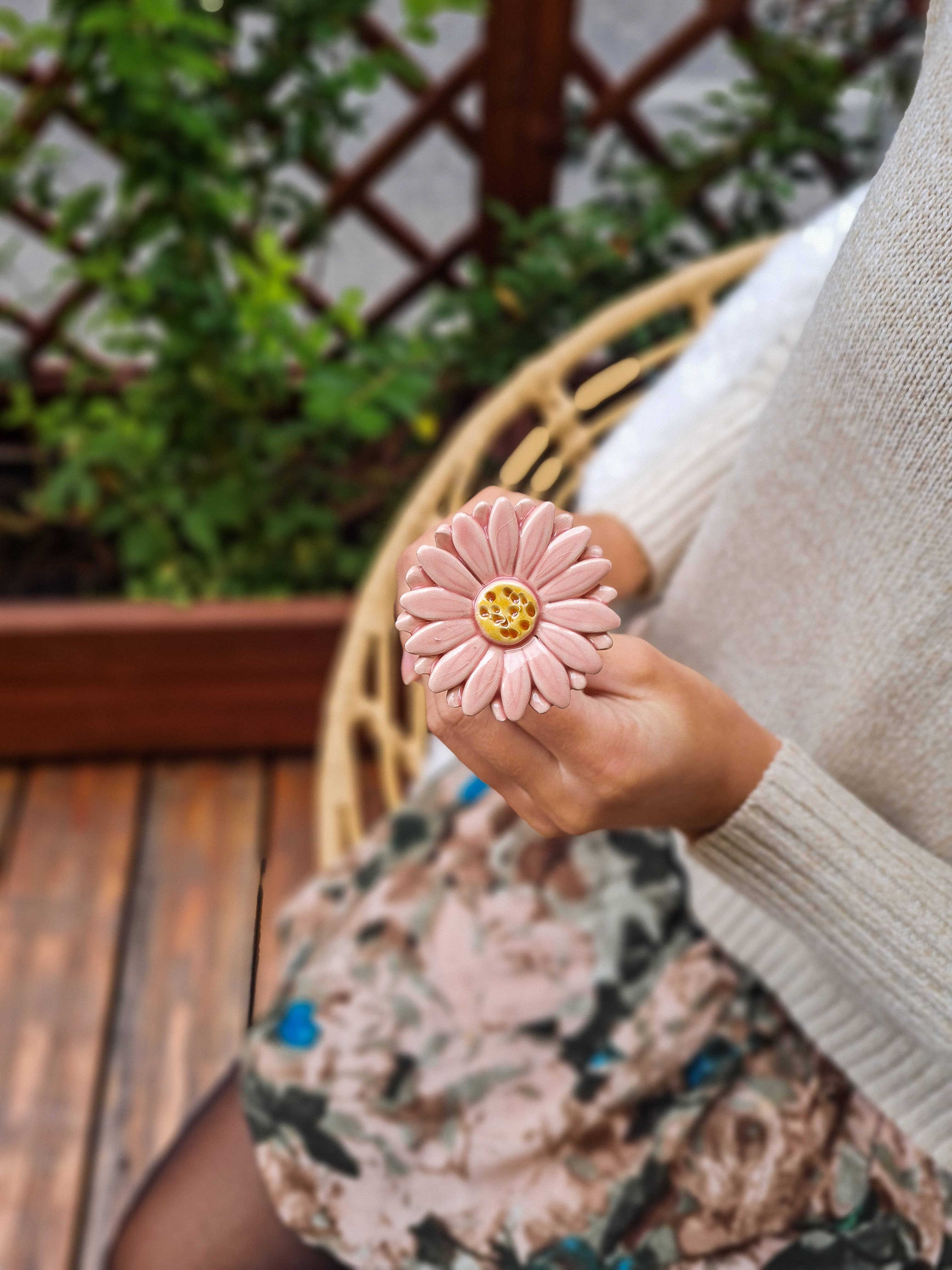 NaturoTheke – wholesale Artificial flowers – Gerbera diameter approx. 5 cm | 39 cm stem6